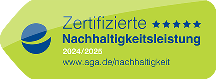 Zertifizierte Nachhaltigkeitsleistung