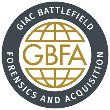 GIAC Battlefield Forensics and Acquisition (GBFA)