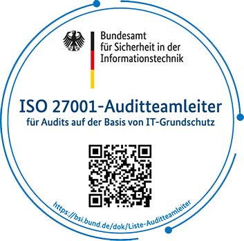 Auditteamleiter für ISO 27001 auf der Basis von IT‑Grundschutz